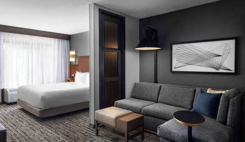 Habitación, 1 cama de matrimonio grande, accesible para personas con discapacidad, bañera