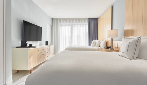 Habitación, 2 camas de matrimonio, no fumadores, vistas al jardín
