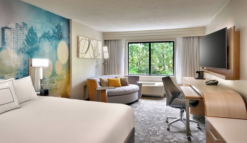 Habitación, 1 cama de matrimonio grande con sofá cama