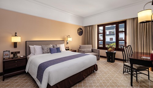 Habitación Premier doble, 1 cama de matrimonio grande, balcón