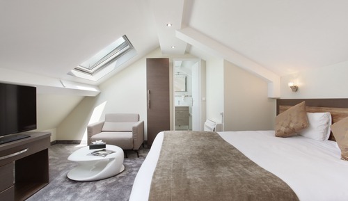 Suite junior, 1 cama de matrimonio, no fumadores (with Single Sofabed)