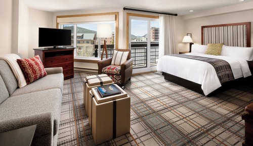 Estudio, 1 cama de matrimonio con sofá cama, no fumadores, balcón