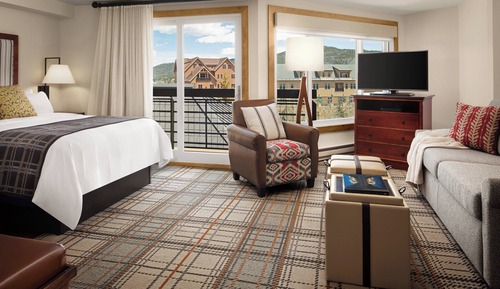 Estudio, 1 cama de matrimonio con sofá cama, no fumadores, balcón