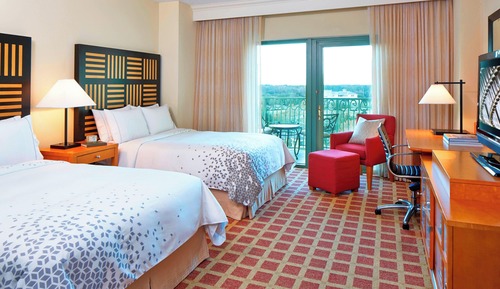 Habitación, 2 camas dobles, no fumadores, balcón