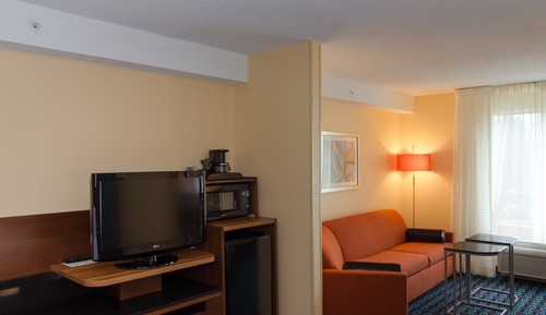 Suite estudio, 1 cama de matrimonio grande con sofá cama