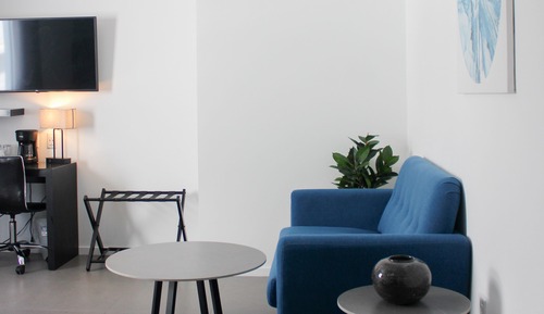 Habitación, 1 cama de matrimonio grande, no fumadores, vistas a la ciudad (Balcony)