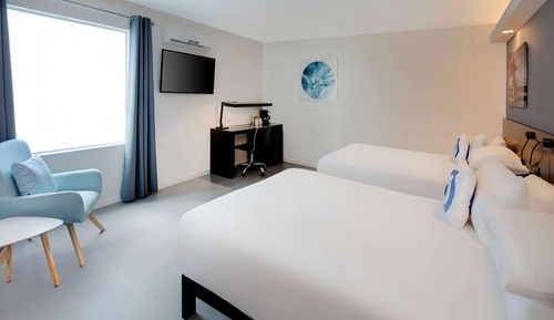 Habitación, 2 camas de matrimonio, no fumadores (Oversized Room)