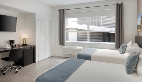 Habitación, 2 camas dobles, no fumadores