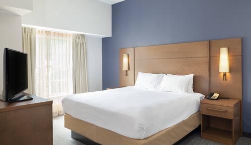 Estudio, 1 cama de matrimonio grande con sofá cama (Mobility/Hearing Access, Roll-In Shwr)