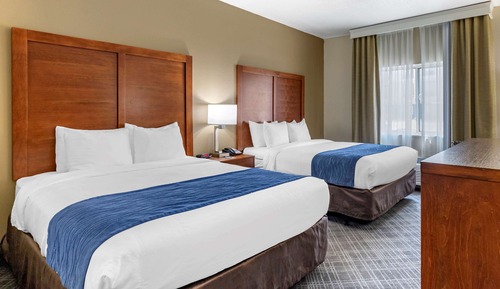 Habitación, 2 camas de matrimonio, accesible para personas con discapacidad, no fumadores