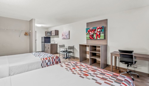 Habitación Deluxe, 2 camas de matrimonio, no fumadores, cocina básica