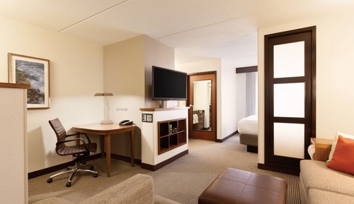 Habitación, 1 cama de matrimonio grande con sofá cama, accesible para personas con discapacidad