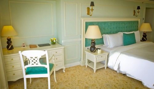 Suite presidencial, 1 cama de matrimonio grande, vistas al puerto, planta ejecutiva