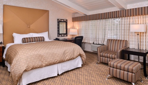 Habitación Deluxe, 1 cama de matrimonio grande, frigorífico, en la zona del patio