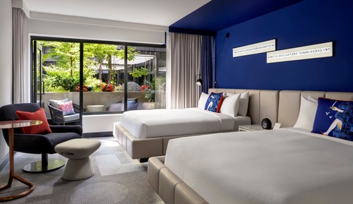 Habitación Premier, 2 camas de matrimonio, no fumadores, vistas al patio (Terrace)