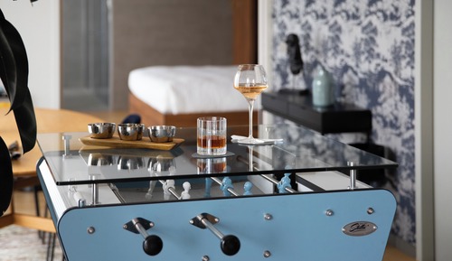 Ático de lujo, 1 cama de matrimonio grande con sofá cama