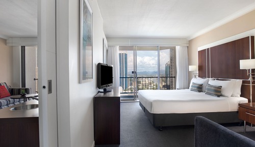 Suite, 1 cama doble con sofá cama