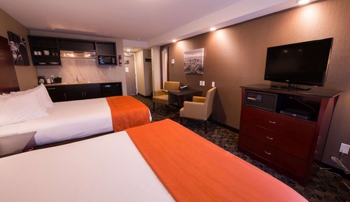 Habitación estándar, 2 camas de matrimonio, no fumadores, balcón