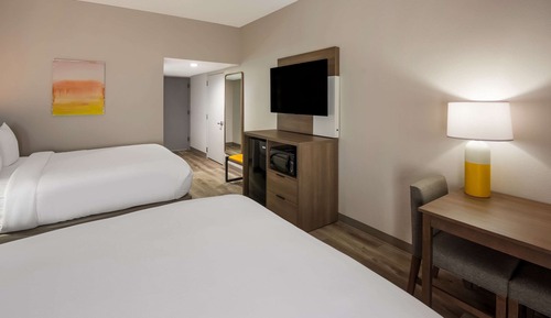 Habitación, 2 camas de matrimonio, accesible para personas con discapacidad, no fumadores