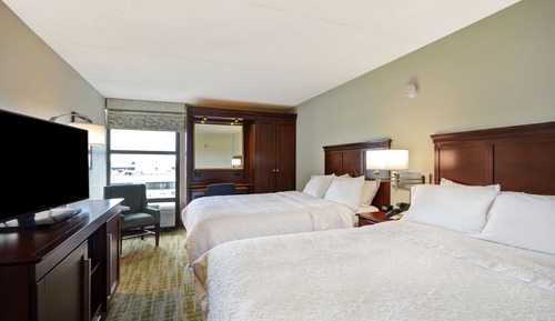 Habitación, 2 camas de matrimonio, no fumadores, frigorífico y microondas