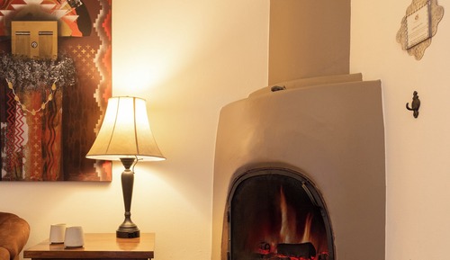 Habitación Deluxe, 2 camas dobles, chimenea (Deluxe Double with Balcony and Firepl)