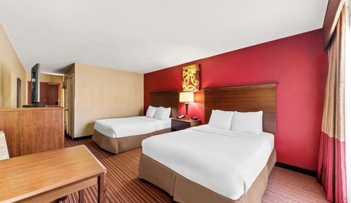 Habitación estándar, 2 camas de matrimonio, accesible para personas con discapacidad, no fumadores