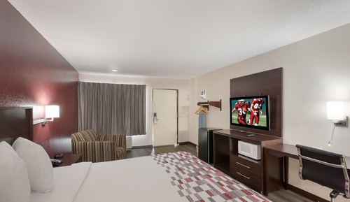 Habitación superior, 1 cama de matrimonio grande, no fumadores (Roll-In Shower)