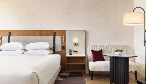 Habitación, 1 cama de matrimonio grande, accesible para personas con discapacidad, bañera