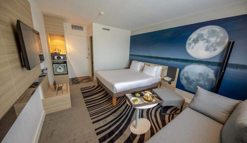 Habitación superior, 1 cama de matrimonio con sofá cama, no fumadores