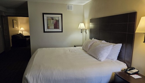 Suite, 1 cama de matrimonio grande, no fumadores, frigorífico y microondas