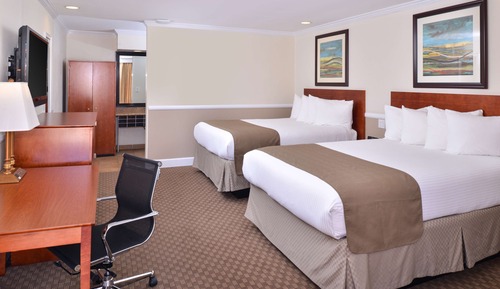 Habitación estándar, 2 camas de matrimonio, no fumadores, balcón