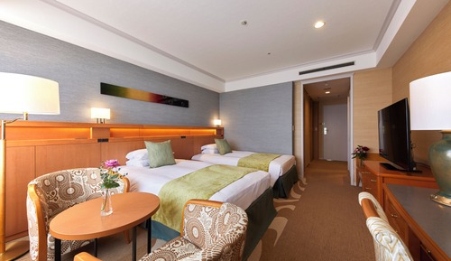 Habitación Confort con 2 camas individuales, no fumadores (High Floor, 24-25F, 31sqm)