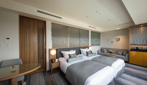 Habitación Deluxe con 2 camas individuales, no fumadores (Nikko Floor, Hollywood, 27F, 44sqm)