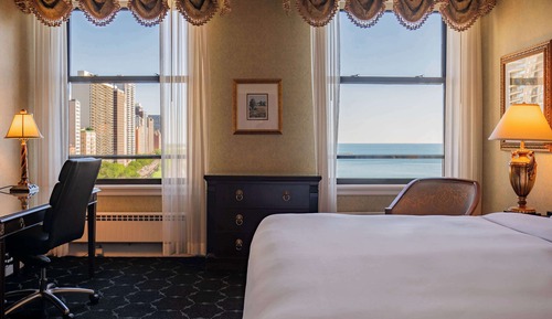 Suite estudio, 1 cama de matrimonio grande, vistas al lago