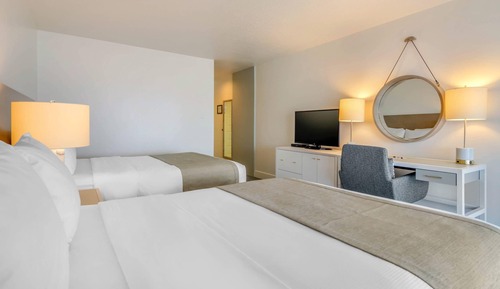 Habitación estándar, 2 camas de matrimonio, balcón