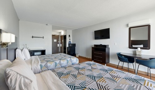 Habitación estándar, 2 camas dobles, accesible para personas con discapacidad, no fumadores