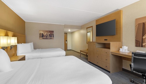 Habitación Deluxe, 2 camas de matrimonio, no fumadores, frigorífico y microondas