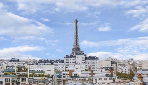 Suite superior, 1 cama de matrimonio, vistas a la ciudad (Eiffel Tower view)