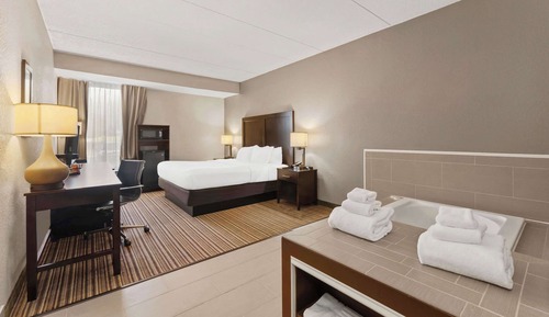 Habitación, 1 cama de matrimonio grande, no fumadores, bañera de hidromasaje