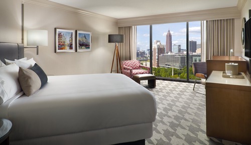 Habitación Premier, 1 cama de matrimonio grande (Centennial Olympic Park View)