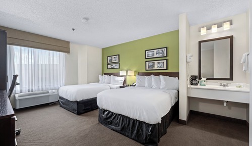 Habitación, 2 camas de matrimonio, no fumadores