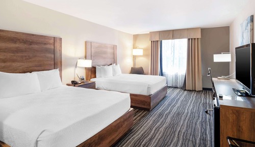 Habitación estándar, 2 camas de matrimonio, no fumadores, microondas