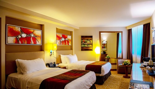 Habitación clásica, 2 camas individuales, Acceso al salón del club