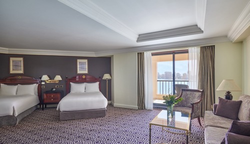 Suite junior, 1 cama de matrimonio grande (Nile View)