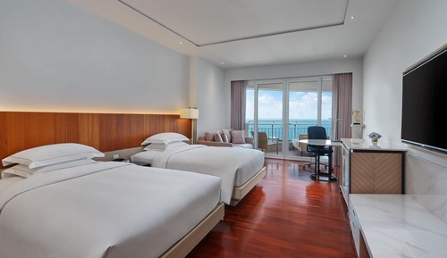 Habitación Premium con 2 camas individuales, vistas al mar (Plus)