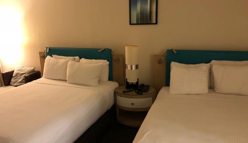 Habitación Deluxe, 2 camas de matrimonio, accesible para personas con discapacidad