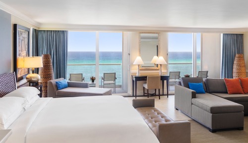 Suite, 1 cama de matrimonio grande, frente al mar (Prime Minister)