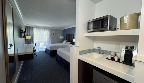 Habitación ejecutiva, 2 camas de matrimonio, bañera de hidromasaje