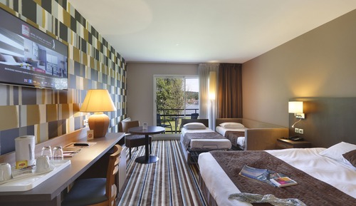 Habitación familiar, vistas al lago