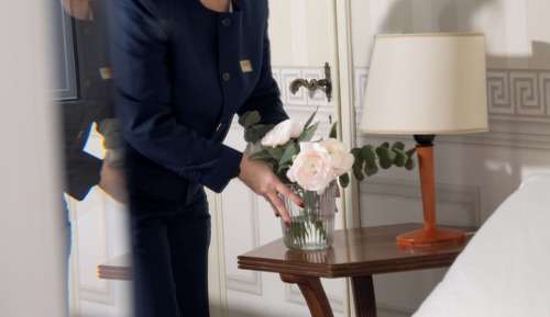 Camera Superior con letto matrimoniale o 2 letti singoli, vista mare, fronte mare,con balcone